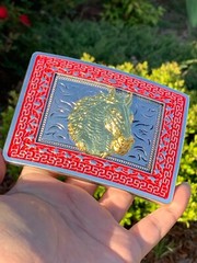Western Buckle Gold Silver Red Horse Head Cowboy Buckle 2 » Hebilla Vaquero