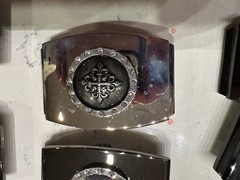 LOT OF 20 Washed Up Hollywood 1.5&Prime; Fleur Heraldic Metal WUH Belt Buckle unused!