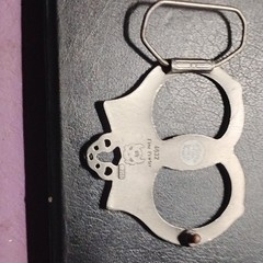 Handcuffs Theme Fine Pewter Silver Belt Buckle MPN 4632 Fits 1.5 in Belt
