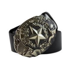 German silver Texas State belt buckle, Texas star, American cowboy, Rodeo buckle