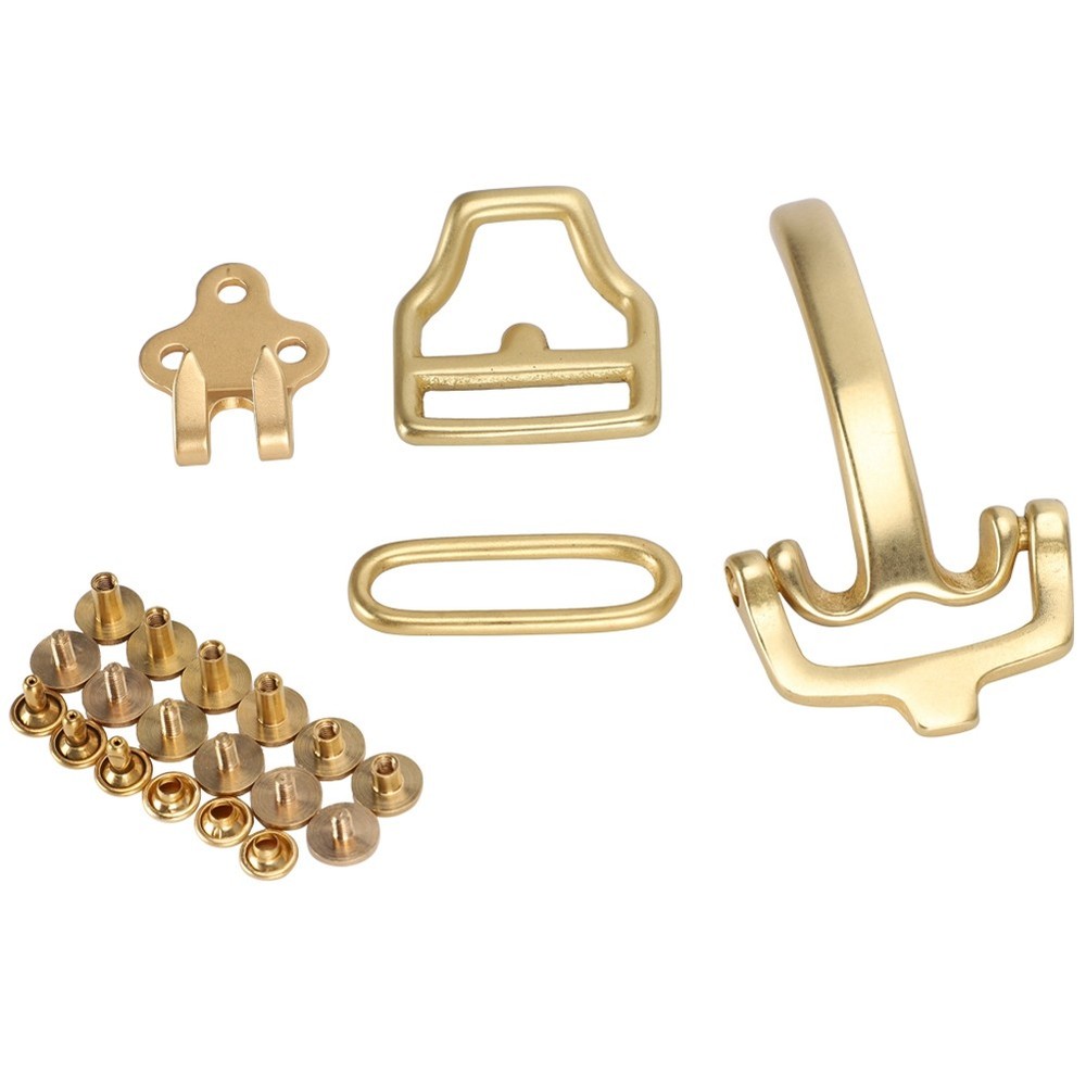 High Quality Brass Belt Buckle Set For Waist Belt Accessories