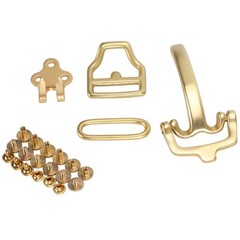 High Quality Brass Belt Buckle Set For Waist Belt Accessories