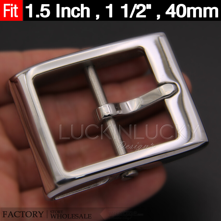 Men&rsquo;s/Women&rsquo;s Stainless Steel Belt Buckles Classic Pin Belt Buckle for 1.5&Prime;/40mm
