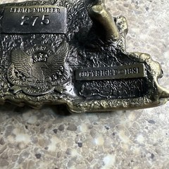 Train Engine Locomotive Belt Buckle The Great American Buckle Co Chicago 1981