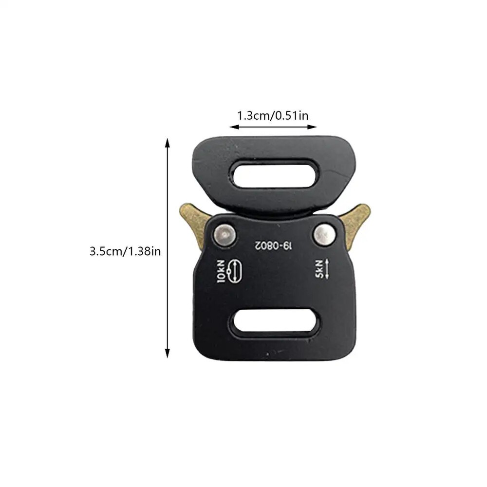 Quick Release Buckle Tactical Belt Buckle Set Zinc Metal Male Belt Silver Buckle