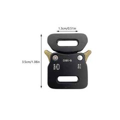 Quick Release Buckle Tactical Belt Buckle Set Zinc Metal Male Belt Silver Buckle