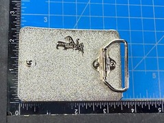 Rectangular Silver Color Craft Project Belt Buckle Make your own DIY Design!