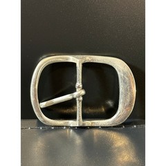Calvin Klein Jeans Silver Tone Rectangular Belt Buckle Replacement Engraved Logo