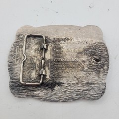 National Finals Rodeo Hesston 1985 NFR Adult Cowboy Buckle, Vintage