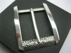 STERLING SILVER 925 BUCKLE AVAILABLE FOR 1&Prime; 1-1/8&Prime; 1-1/4&Prime; 1-3/8&Prime; 1-1/2&Prime; BELTS