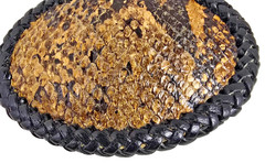 PYTHON Snake skin Belt Buckle SNAKE SKIN LARGE NEW Authentic Handmade western