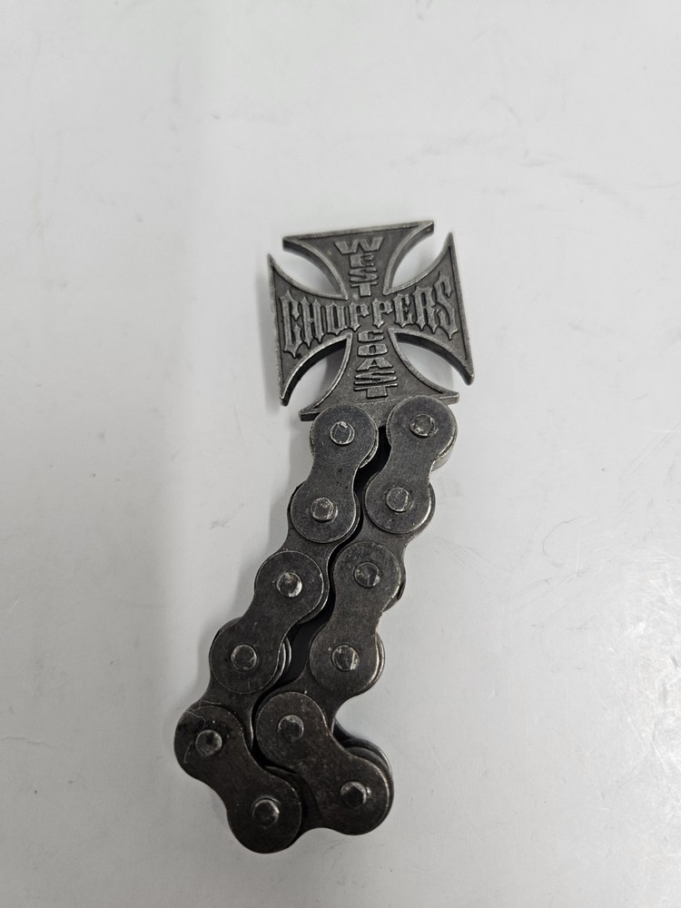 West Coast Choppers Chain Link Belt Buckle Bottle Opener