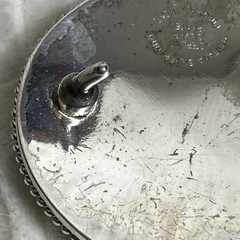 Vintage Montana Silversmiths Sterling Silver Plate ￼ Western Horse Belt Buckle