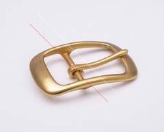 39mm HEAVY DUTY SOLID BRASS OVAL CENTER BAR BELT BUCKLE LEATHERCRAFT ACCESSORIES
