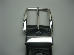 Sterling silver 925 buckle w/1-3/8&Prime; Genuine Alligator belt sizes 30 to 44&Prime; U.S.A
