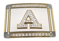 Initial Letter New Men Women A B C D G J R S T Western Cowboy Bling Belt Buckles