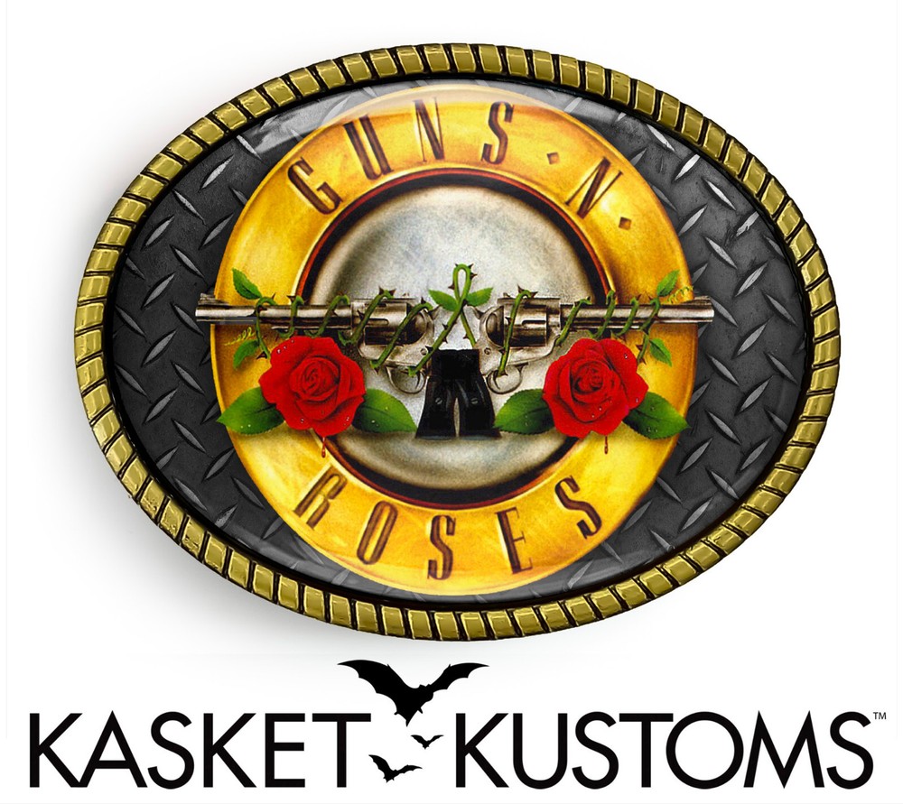 Guns n Roses Belt Buckle – 80&rsquo;s Heavy Metal Music Belt Buckle – 692-2