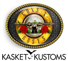 Guns n Roses Belt Buckle – 80&rsquo;s Heavy Metal Music Belt Buckle – 692-2