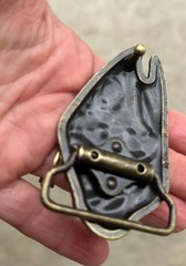 Brass Fish Head Belt Buckle Fisherman Alaska Montana Western Style Gift