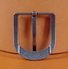 Metal Square Single Prong Pin Belt Buckle Fits 40MM Tongue Leather Belts Straps