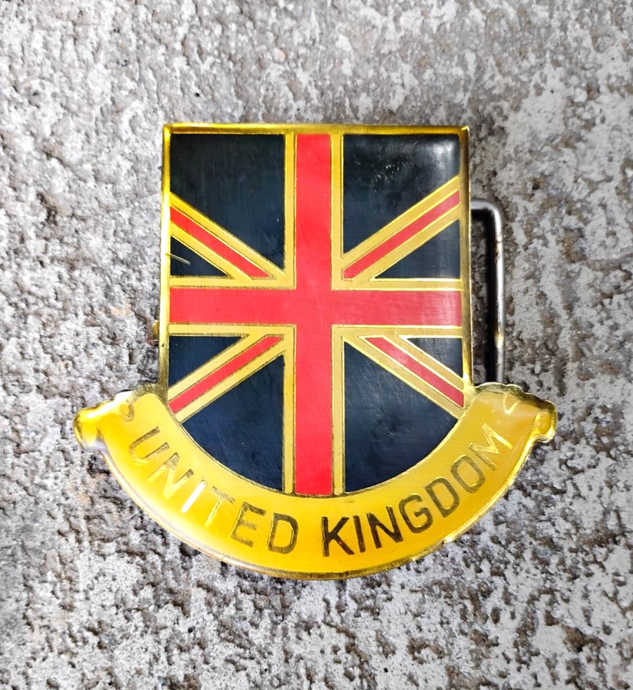UK Flag Belt Buckle – United Kingdom British Union Jack