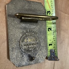 1975 American-Indian Numbered Collection Heritage Solid Brass Belt Buckle VTG