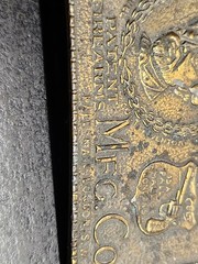 Colt&rsquo;s Mfg. Co. Belt Buckle Antique Gold Tone Police Depts Banks Express Co