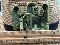 Antiqued Bronze Eagle Music Rock Band Belt Buckle