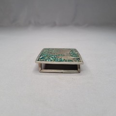 Vintage Donkey Burro Stone Inlay Belt Buckle Mens One Size Green Western Mexico