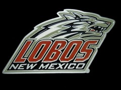 UA17120 *NOS* REALLY GREAT **LOBOS NEW MEXICO** COLLEGE SPORTS BELT BUCKLE
