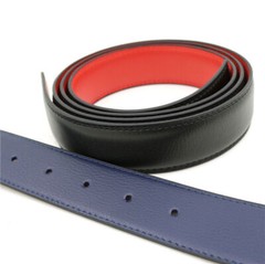 Genuine Leather Belt Men Automatic Replacement Belt Strap No Buckle Double-sided