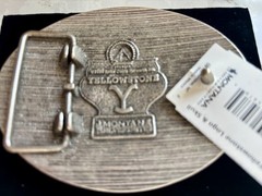 Montana Silversmiths Yellowstone Y Longhorn Skull Belt Buckle Attitude Buckles