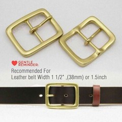 1 1/2&Prime; Solid Brass Belt Buckle,Vintage Replacement Belt Buckle Wide for 38mm lot