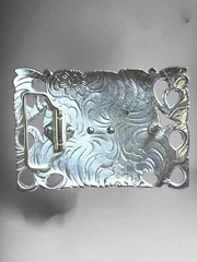 Horse Rodeo Cowboy Western Belt Buckle Hebilla Vaquera Fina Con Caballo