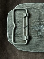 Liberty Collection Silver Tone 100 Years of Liberty Belt Buckle..