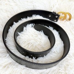 GUCCI Pre-Owned Belt Interlocking Gg Big Logo Black