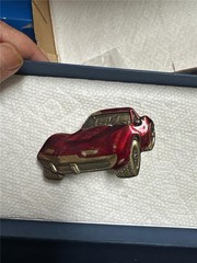 1979 CORVETTE STINGRAY LOGO BELT BUCKLE by Chicago Buckle Company