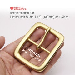 40mm 1 1/2 inch 1.5  » Solid brass buckle Belt Buckle / Bag Buckle/ Brass Buckle