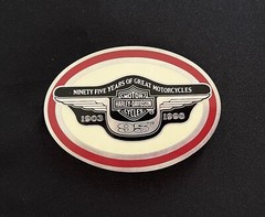 95 Years Of Great Motorcycles Harley-Davidson Belt Buckle
