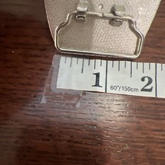 Belt Buckle Black Silver Tone A & X Logo NOS Mens Gift Idea