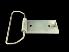 2&Prime; Belt Buckle Blank Snap On Flat Hardware Add Buckle DIY Slumping Fusing