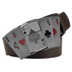 Men&rsquo;s Metal Belt Buckle Lighter – Refillable Novelty Outdoor Accessory