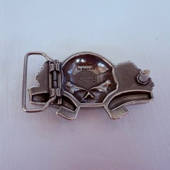 Harley-Davidson Belt Buckle Unisex Silver Sugar Skull 2013 Rose Biker Accessory