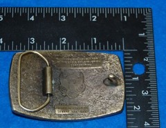 Eagle Construction Corporation Belt Buckle, Complete & Functional