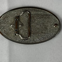 Peterbilt Classic Red Logo Enamel Metal Belt Buckle