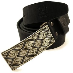 German silver buckle Krayka, Ukrainian ornamental buckle, woven belt embroidery