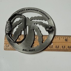 2004 Palm Tree Belt Buckle Great American Products BKL 4666