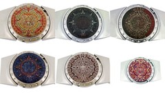 Aztec Calendar Belt Buckle Mayan NATIVE AMERICAN indigenous peoples day Costumes