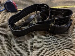 Vtg US Navy Officers Sword Belt And Buckle W/ Hangers Size 34 NS Meyer New York