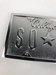 No Fear XB021 Southern California SO * CAL Sliver CHROME belt buckle – FSTSHP
